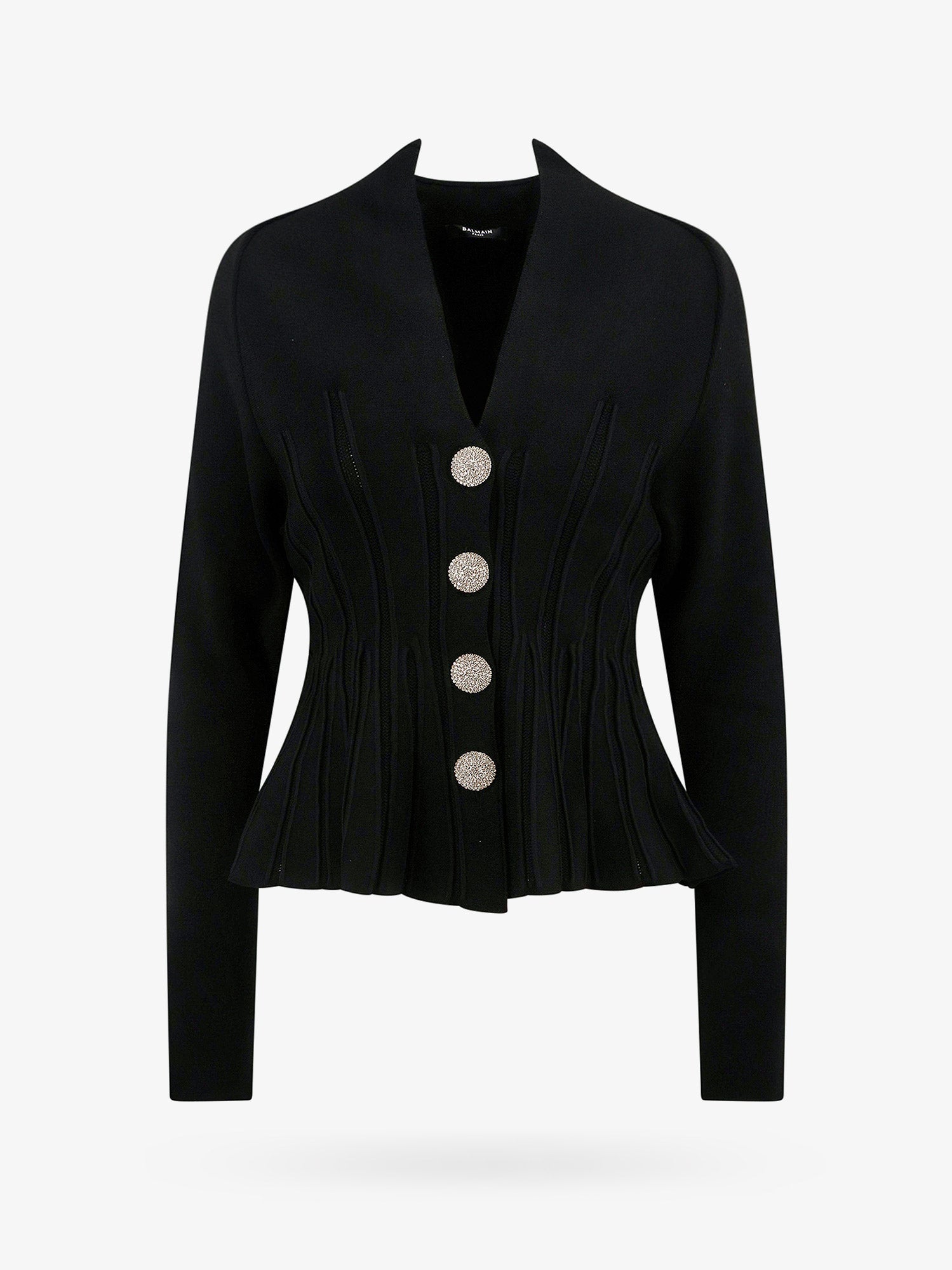 Balmain PB-monogram Wool-Blend Jacket