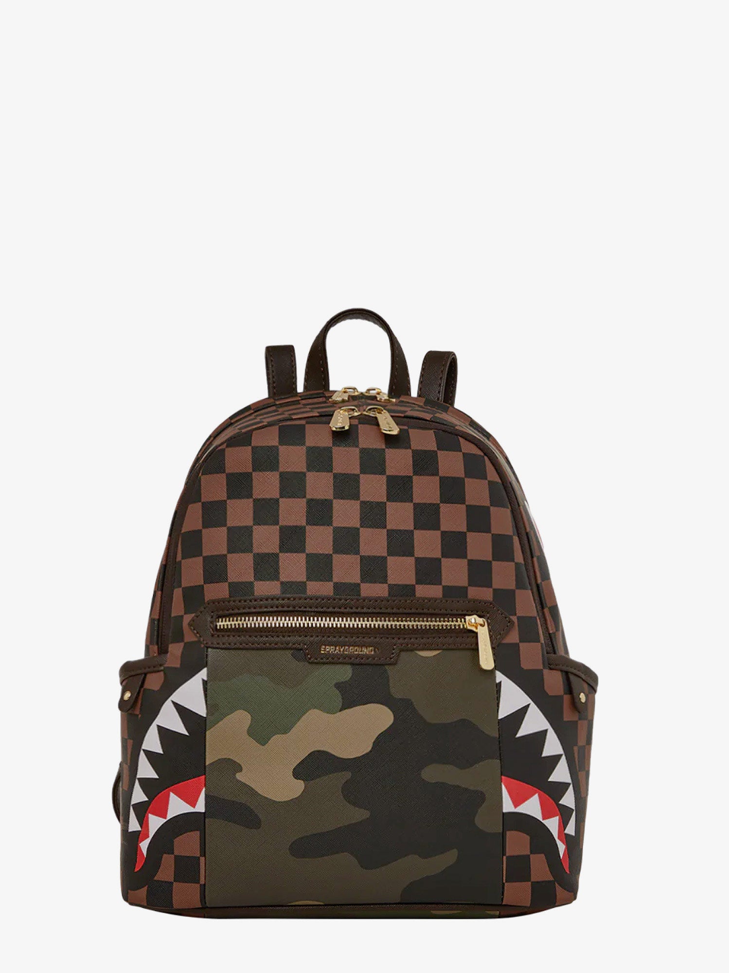 brown sprayground backpack