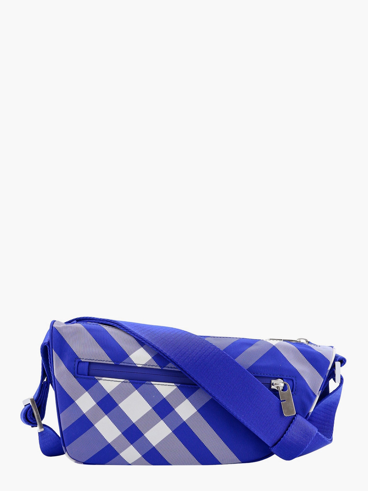 Shield Checked Crossbody Bag in Yellow - Burberry